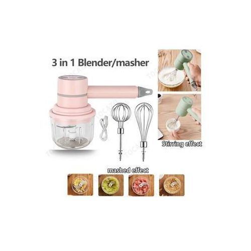 product_image_name-Generic-Wireless Multifunction Cooking Machine – Whisk & Chopper (250ml) -5