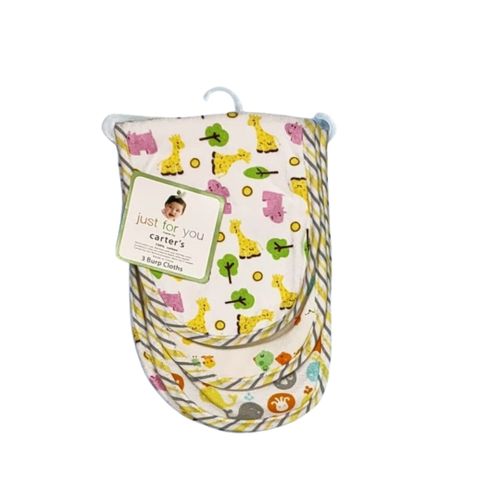 product_image_name-carter's baby-Carter's 3 Pack Baby Burp Cloths(Assorted Colours)-4