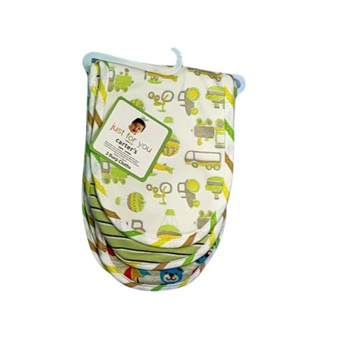 product_image_name-carter's baby-Carter's 3 Pack Baby Burp Cloths(Assorted Colours)-6