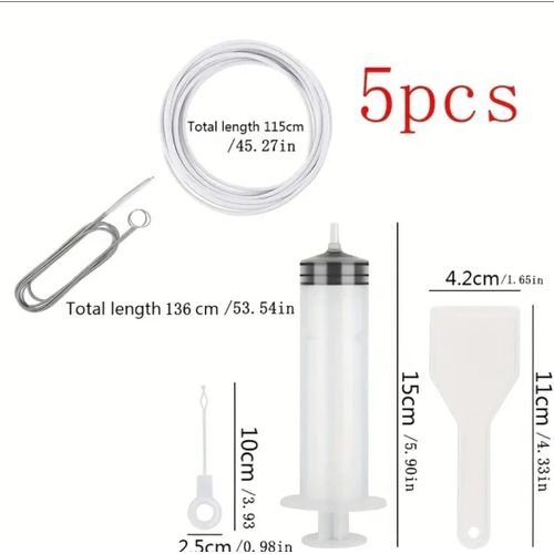 product_image_name-Un Branded-5pcs Refrigerator Drain Clog Remover Kit -1