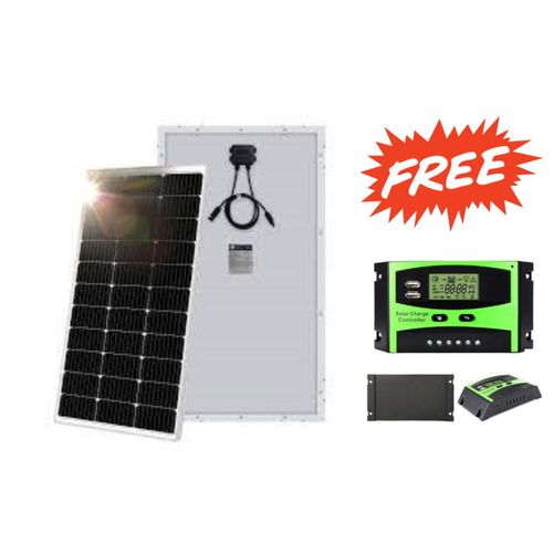 product_image_name-Phoenix- 200 Watts Solar Panel + Free 10A Solar Charge Controller -1