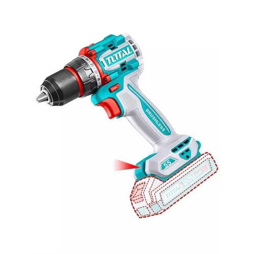 product_image_name-TOTAL-TDLI205582 Compact Brushless Cordless Drill 55Nm 20v.-2