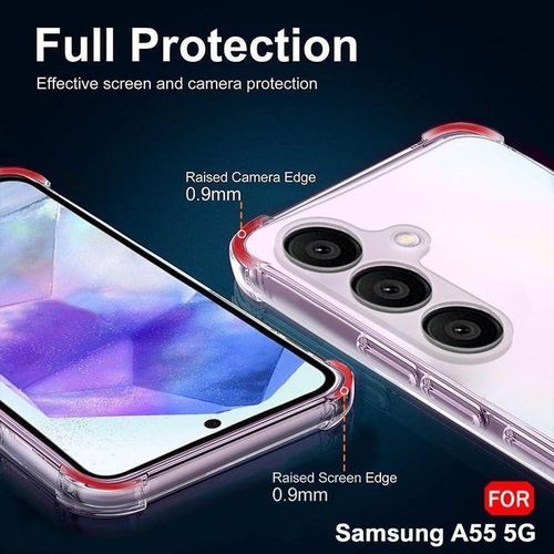 product_image_name-Generic-Clear Back Cover Case for Samsung Galaxy A55 -2