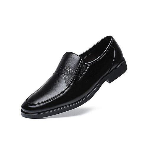 Fashion Leather Men Formal Shoes British Sytle Loafers Slip-On @ Best ...