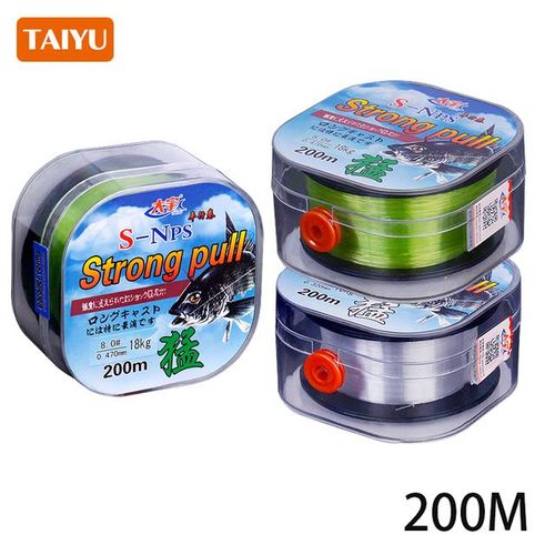 Generic Taiyu 200m Nylon Fishing Line 2-33lb Japanese Durable