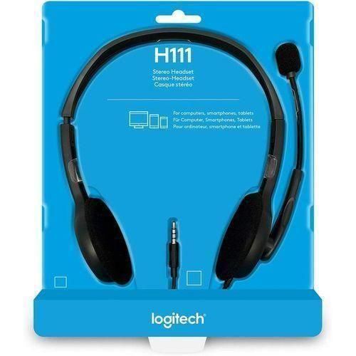 product_image_name-Logitech- H111 Stereo Headset With Noise Cancelling Mic USB Type-A Interface Noise-Cancelling Microphone-1