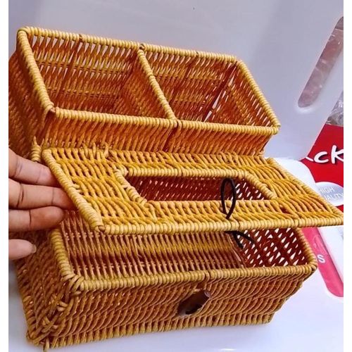 product_image_name-Generic-RustiNap 2-in-1 Handmade Rattan Serviette Holder – Natural Elegance for Your Table-3