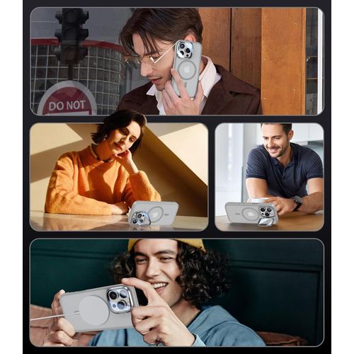 product_image_name-Generic-Grey Window Camera Stand with Magsafe Compatible Magnets, Matte Translucent Back Cover Case for iPhone 15 Pro Max-3