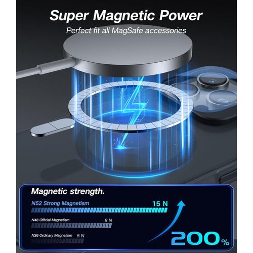 product_image_name-Generic-Grey Window Camera Stand with Magsafe Compatible Magnets, Matte Translucent Back Cover Case for iPhone 15 Pro Max-6