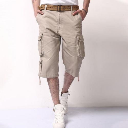 Cargo Pants Short Pants 3/4 Length Pants Straight Pants Capri Trousers  Pocket | eBay