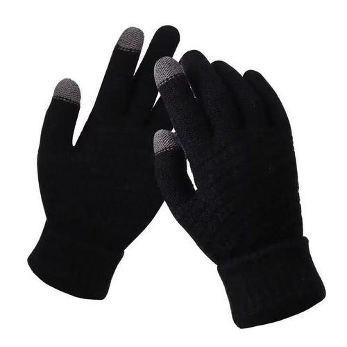 product_image_name-Generic-Women Men Warm Winter Touch Screen Gloves Stretch Classical Knit Mittens Wool Full Finger Outdoor Cycling Driving Glove-2