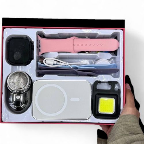 product_image_name-Rock-005 smart watch with 4 colours and wireless charger shaver -1