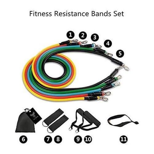 product_image_name-Generic-11-Piece Professional CrossFit Resistance Band Set-3
