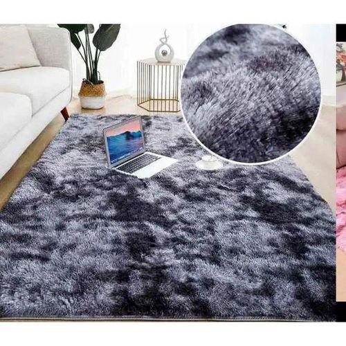 product_image_name-Generic-5 By 8 Soft Fluffy Patches Carpets Non-slip Rugs Floor Mat-3