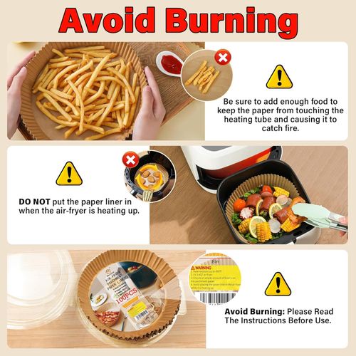 product_image_name-Generic-50pcs  Air Fryer Paper Liners-5