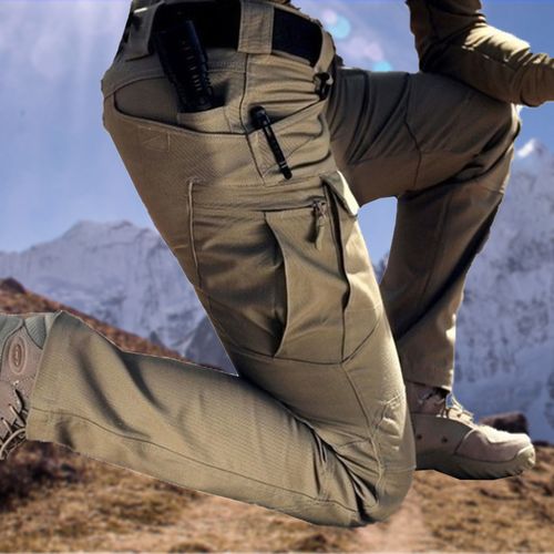 Fashion (Khaki)Military Tactical Pants Men Special Combat Trousers