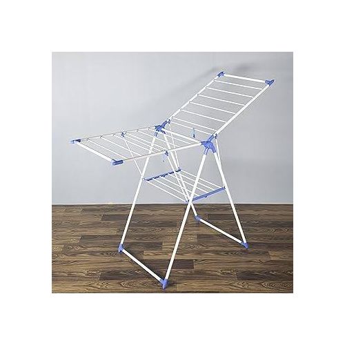 product_image_name-Generic-Laundry rack Stainless Steel 2-Wings Foldable Butterfly Cloth Drying Stand/Rack-1