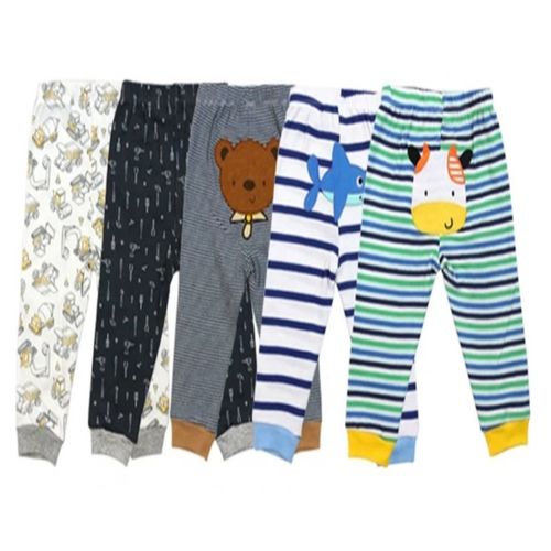 Carters 5 Pack Assorted Cotton Baby Boy Pants In Different Colors