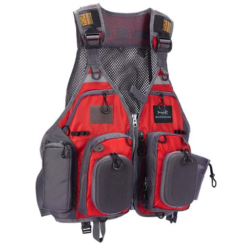 Generic Fishing Vest Backpack Adjustable For Men And Women Fly