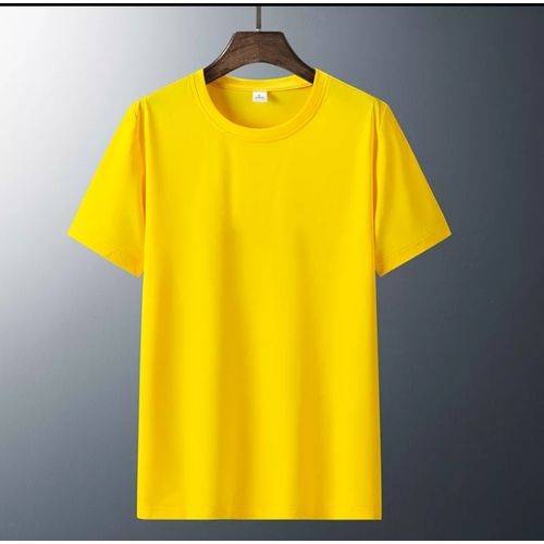 A4 Fashion Plain Tshirt Yellow @ Best Price Online | Jumia Kenya