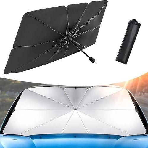 product_image_name-Generic-Foldable Umbrella Car Sunshade – UV & Heat Protection-1