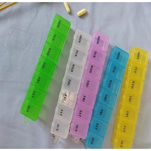 product_image_name-Generic-7 Days Weekly Pill Organizer With Snap Lids-3