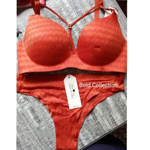 Fashion Matching Bra and Panty Set Red @ Best Price Online