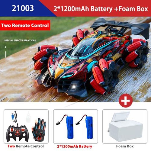Generic F1 Drift RC Car With Led Lights Music 2.4G Glove Gesture Radio  Remote Control Spray Stunt Car 4WD Electric Children Toys @ Best Price  Online