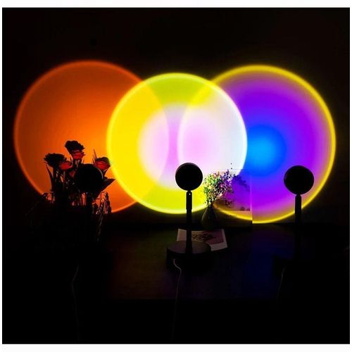 product_image_name-Generic-Sunset Projection Lamp LED Projector Light with Rotating Head for Home Lighting Setup-1