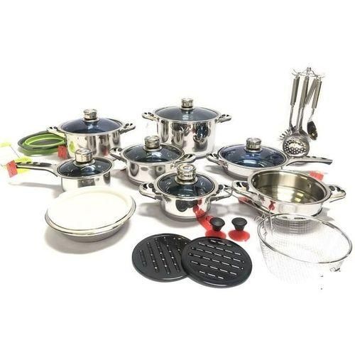 Marwa German Quality 30pcs Stainless Heavy Duty Cookware Set Pots Sufurias  @ Best Price Online