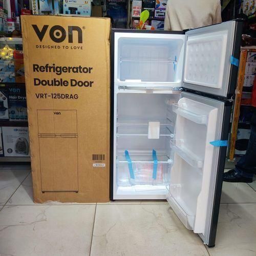 product_image_name-VON-125L Double Door FROST Fridge-3