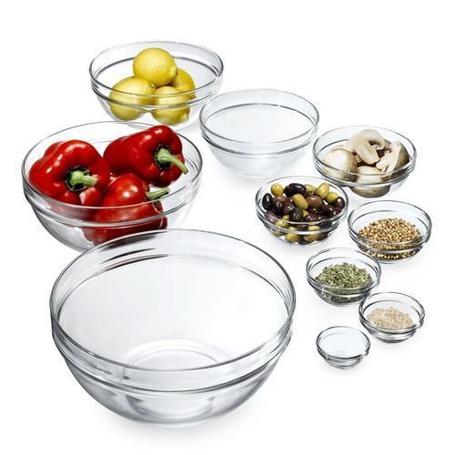 product_image_name-Luminarc-1Pc Tempered Stackable Kitchen Preparation Mixing Glass-1