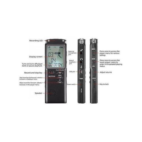 product_image_name-Generic-8GB Digital Recorder for Note-Taking School Lectures and Research-5