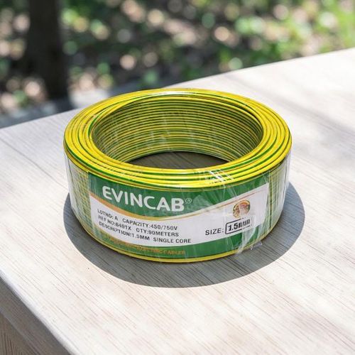 product_image_name-Evin-1.5mm Yellow/Green Single Core Solid Corrosion Resistant Durable Electrical Wiring Cable-1