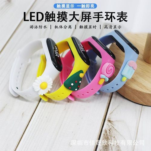 product_image_name-Fashion-Black Dinosaur Decor LED Watch-2