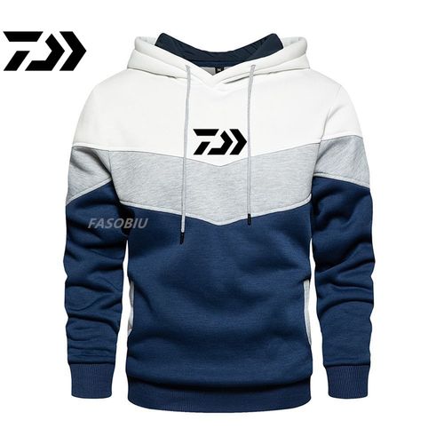 Generic Daiwa Fishing Hoodie Men Winter Warm Fishing Sweat @ Best