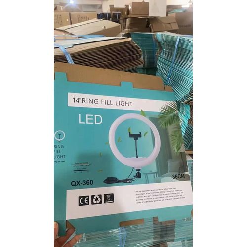 product_image_name-Generic-QX360 14" LED Light Ring 36W With Tripod – Perfect For Lighting Makeup & Studio Videos-1