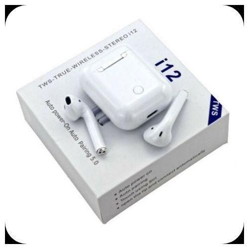 product_image_name-Generic-TWS Smart TWS, Wireless Earbuds Bluetooth 5.0 Earbuds Touch In-Ear Wireless I12-1