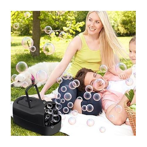 product_image_name-Generic-Electric Bubble Machine, Electric Bubble Blower ,Portable Bubble Blower for Bubble Machine, Portable Bubble Machine, Over 20,000 Bubbles/Min, for Large/Medium/Small Bubbles-3