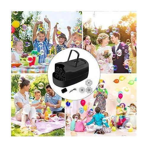 product_image_name-Generic-Electric Bubble Machine, Electric Bubble Blower ,Portable Bubble Blower for Bubble Machine, Portable Bubble Machine, Over 20,000 Bubbles/Min, for Large/Medium/Small Bubbles-7