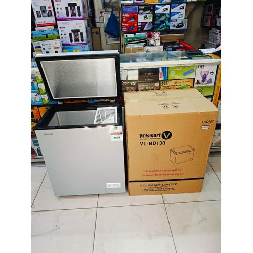 product_image_name-VOLSMART-130 L CHEST FREEZER vertical single Flip Drain Freezer Energy Saving Freezer Fast Cooling Freezer-1