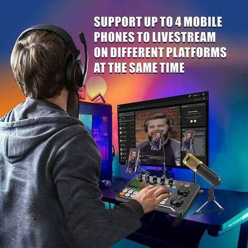 product_image_name-Generic-V8s + SF666 Microphone Set, Noise-Canceling Microphone, Live Streaming/Singing Microphone-2