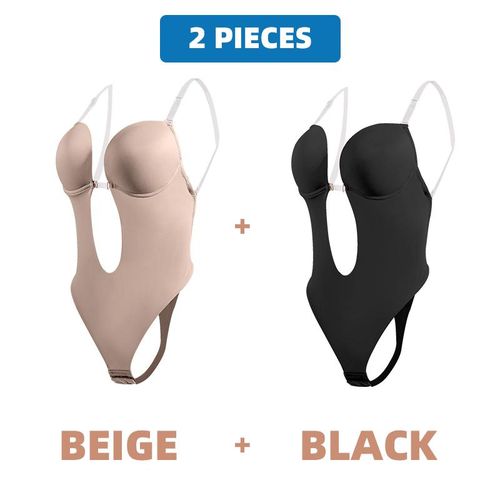 Fashion Bodysuit Shapewear Deep Neck Shapesuit Halter U Dress Wedding Shape  y Women Body Underwear Padded Corset @ Best Price Online