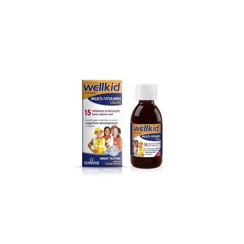 product_image_name-Generic-Wellkid Multivitamin Liquid 4-12 Yrs 150 Ml -1