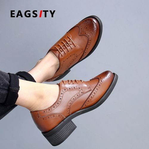 Fashion Shoes Authentic Leather Oxford Shoes For Women @ Best Price Online  | Jumia Kenya