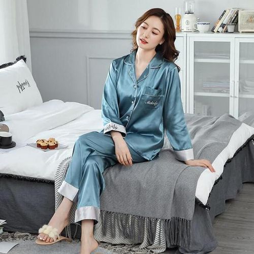 Generic Women Full Sleeve Cardigan Pajamas Sets 2pcs Print Crane Pyjamas Rayon Sleepwear Spring Lingerie Nightwear M Xxl Sexy Home Wear Best Price Online Jumia Kenya