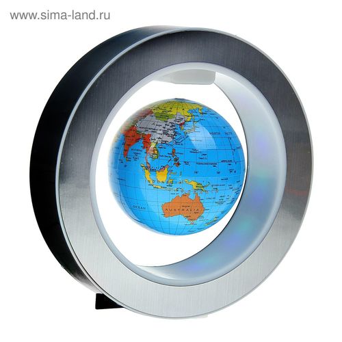 product_image_name-Generic-Floating Globe, Levitating World Map Rotating Globe For Desktop Decoration Christmas Birthday For Educational-1