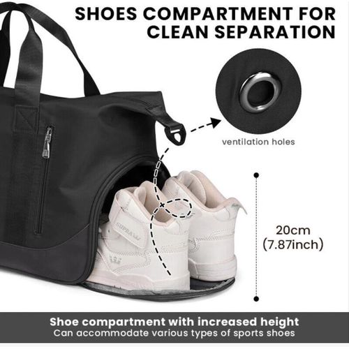 product_image_name-Generic-Travel Weekender Bag / Sports Gym Bag / Duffle Bag With Dry Wet Separation Shoe Pocket-2