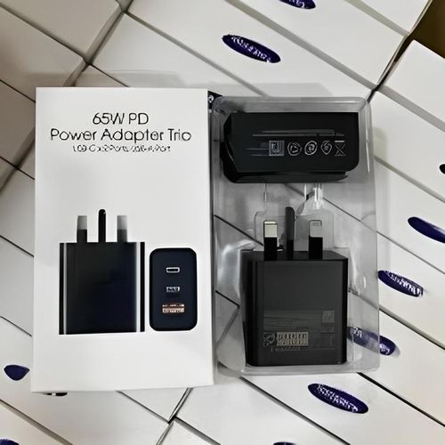 product_image_name-Samsung-65w Power Adapter Trio Super Fast Charger with 65w, 25w, 15w with Type-C To Type-C Cable-1
