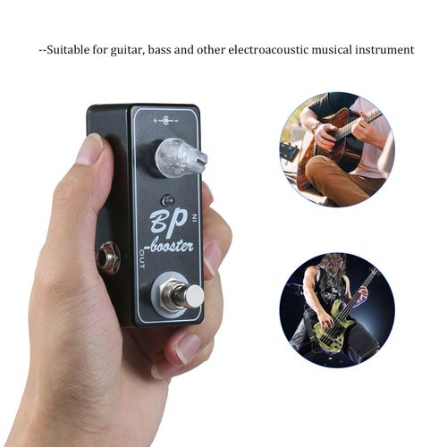 Guitar Booster Effect Pedal Clean Boost Effects Pedals For Electric Guitar  Pure Clean Mini Boost Pedals True Bypass